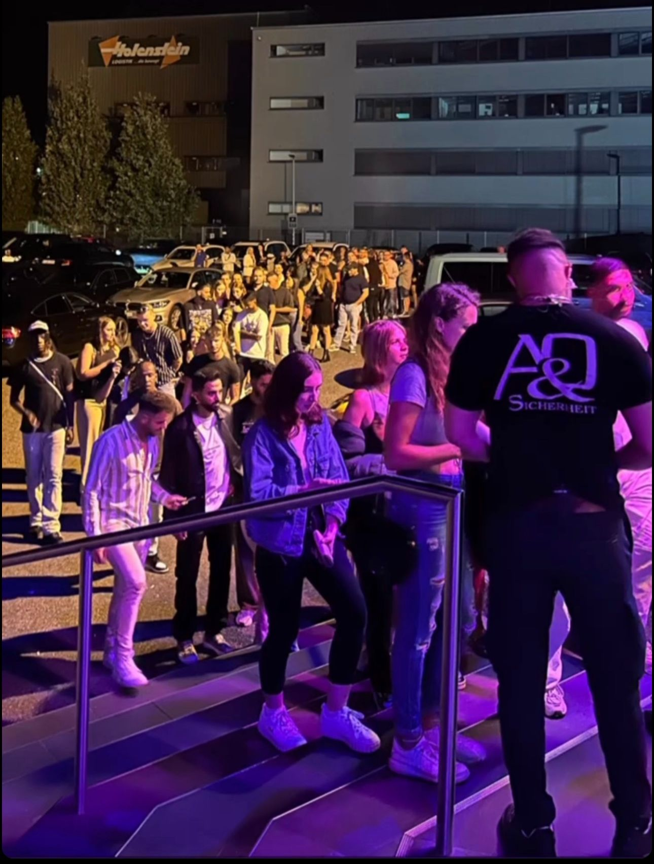 Einlasskontrolle bei Event