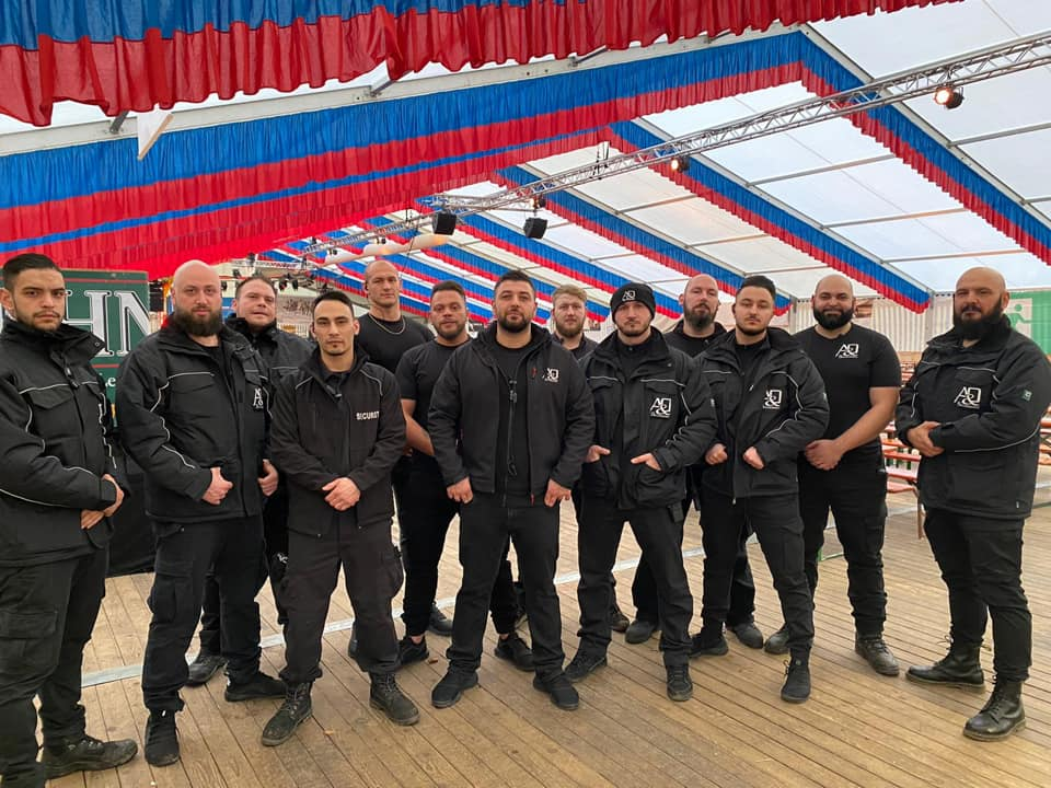 Sicherheitsdienst bei Volksfest